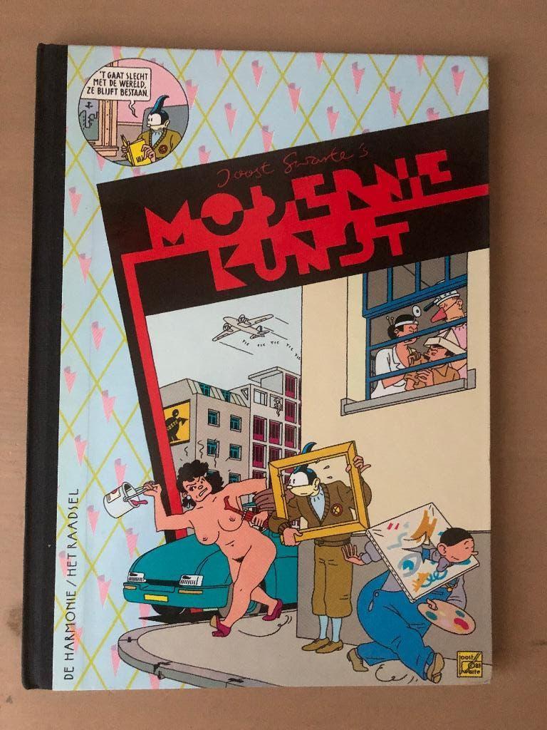 Moderne kunst, hardcover, Joost Swarte, Eén stripboek, Ophalen of Verzenden, Zo goed als nieuw