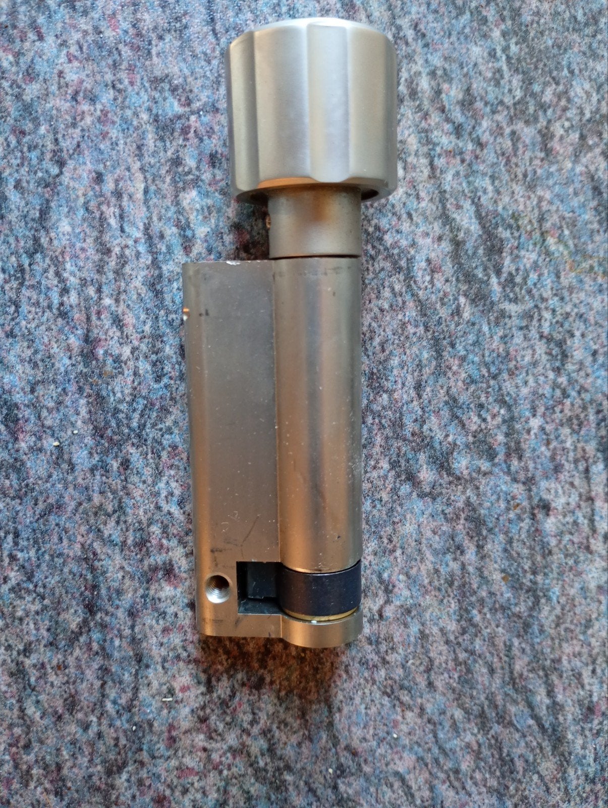 ABUS half cilinder slot, Ophalen of Verzenden, Zo goed als nieuw, Rvs, Slot