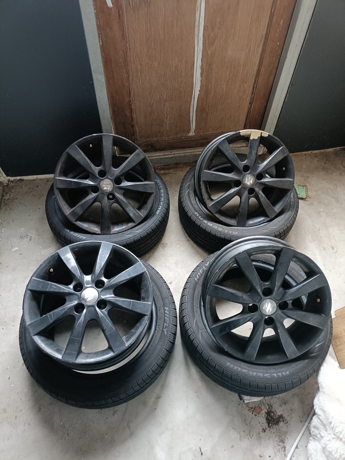 4x100 lichtmetalen Suzuki velgen, Ophalen, Gebruikt