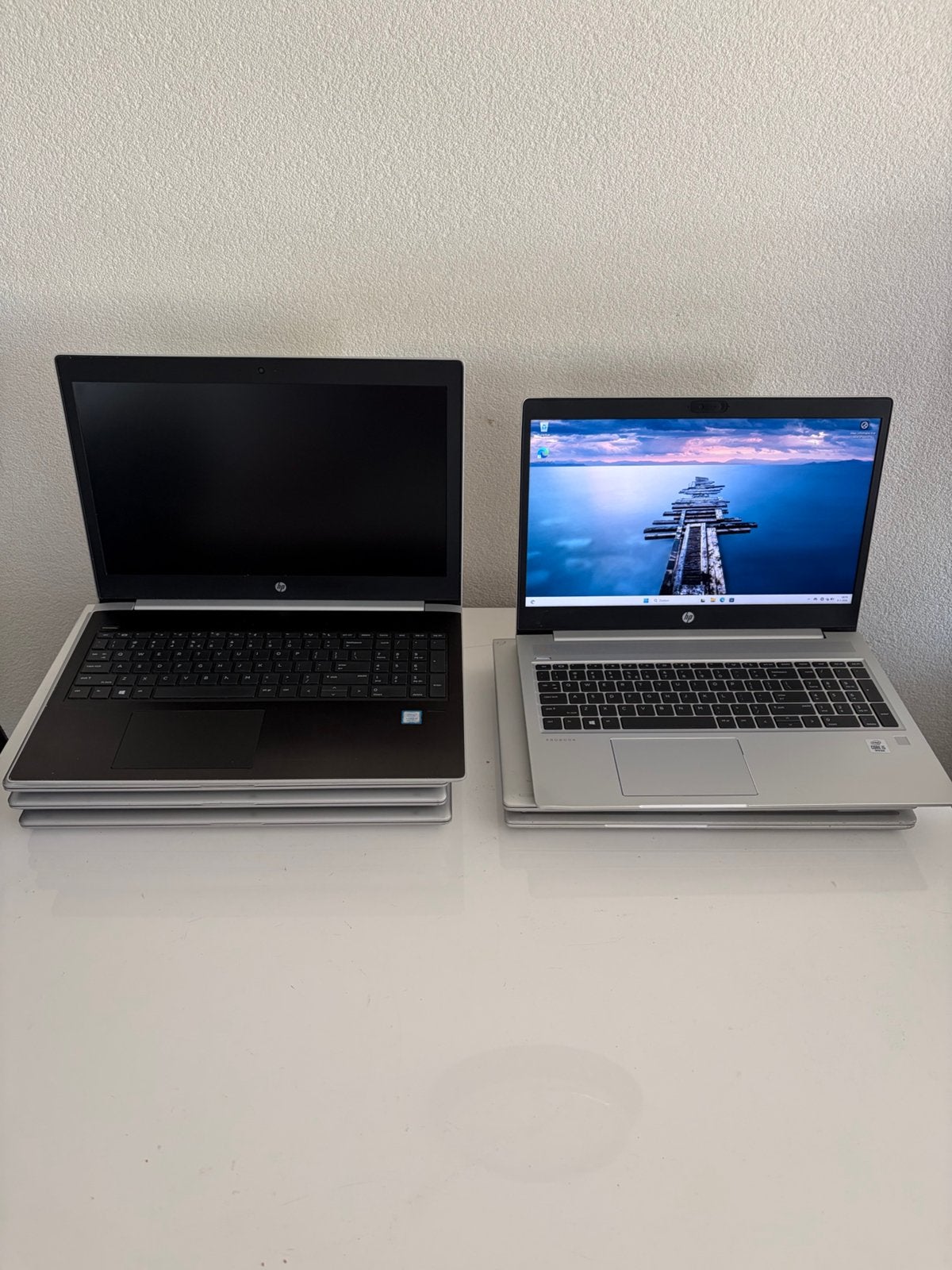 Partij laptops 7 stuks  HP 8e en 10 e generatie, Ophalen, 2 tot 3 Ghz, 15 inch, Zo goed als nieuw