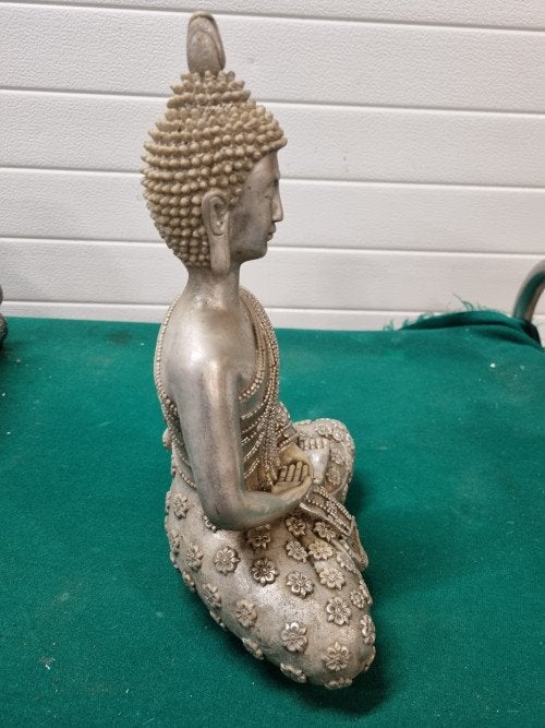Beeld boeddha aardewerk pmx, Ophalen of Verzenden