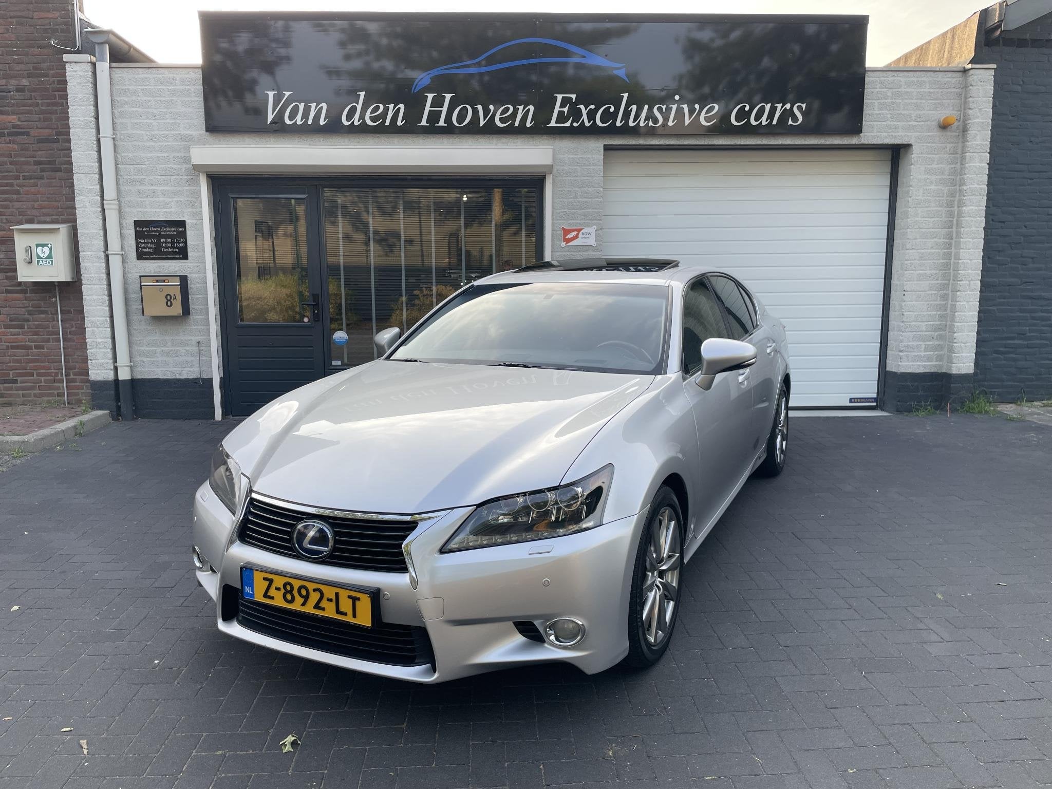 Lexus GS 450h President Line Dealer onderhouden Topstaat., Auto's, Lexus, Automaat, Zwart, Leder, Bedrijf