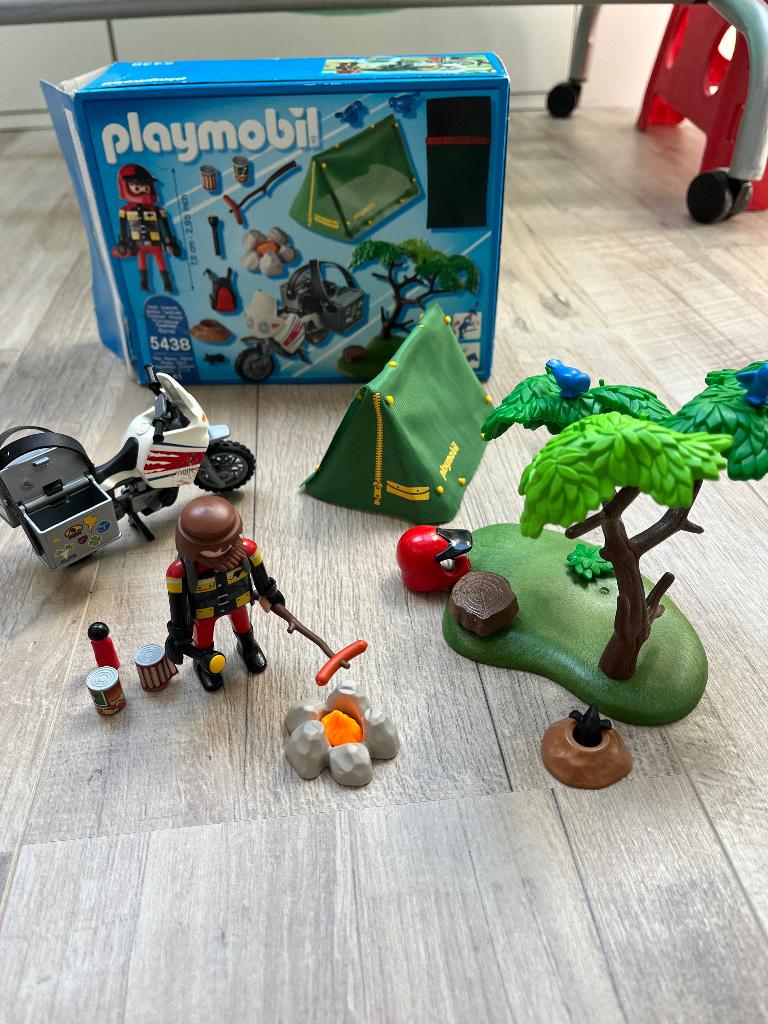 Playmobil 5438 Motor met tent (Summer Fun), Kinderen en Baby's, Speelgoed | Playmobil, Ophalen of Verzenden, Zo goed als nieuw