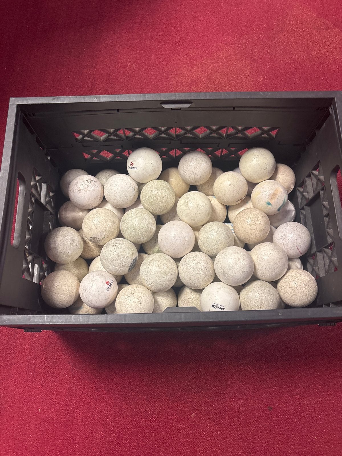 60 hockeyballen, Ophalen, Gebruikt, Bal