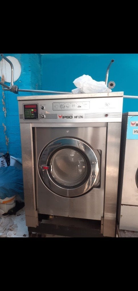 Wasmachine mangel droger, Ophalen
