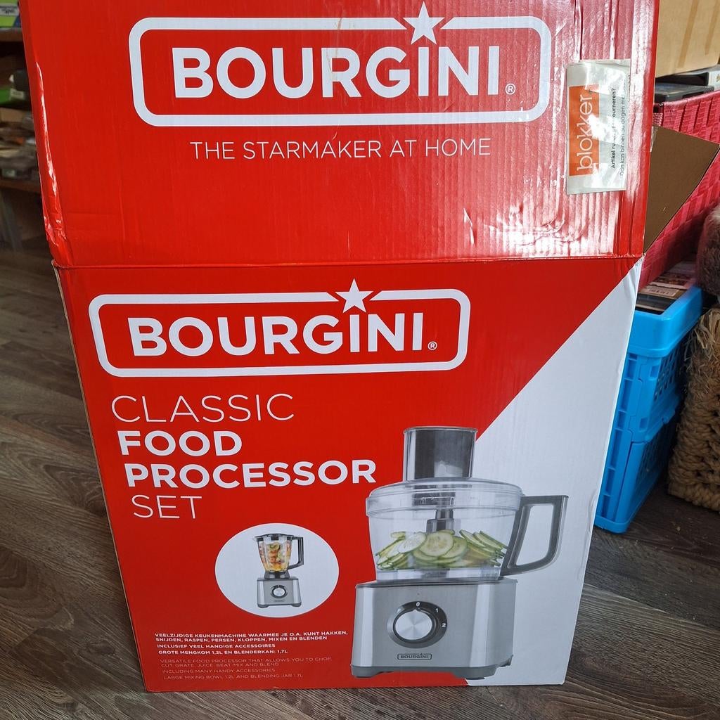 Food processor keukenmachine van Bourgini, Ophalen of Verzenden, Nieuw