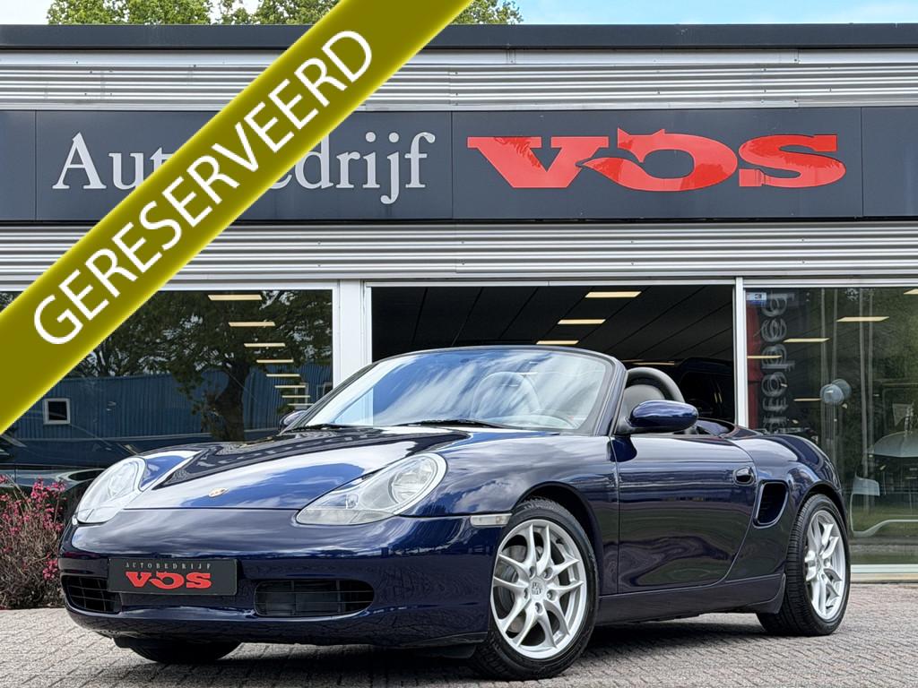 Porsche Boxster 2.7 | Porsche onderhouden | Volledig gedocum, Auto's, Oldtimers, Achterwielaandrijving, Blauw, Bedrijf, Grijs