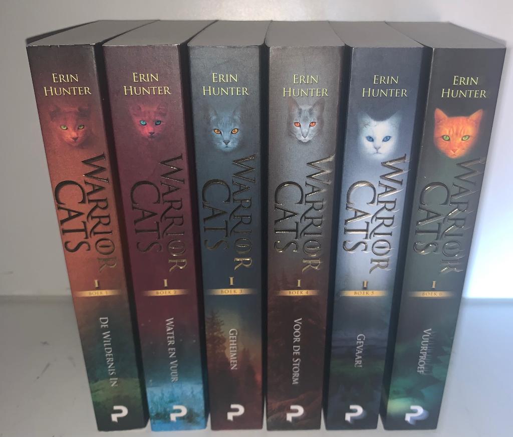 Warrior cats eerste serie 6 delen in nieuwstaat, Boeken, Fantasy, Nieuw, Ophalen of Verzenden