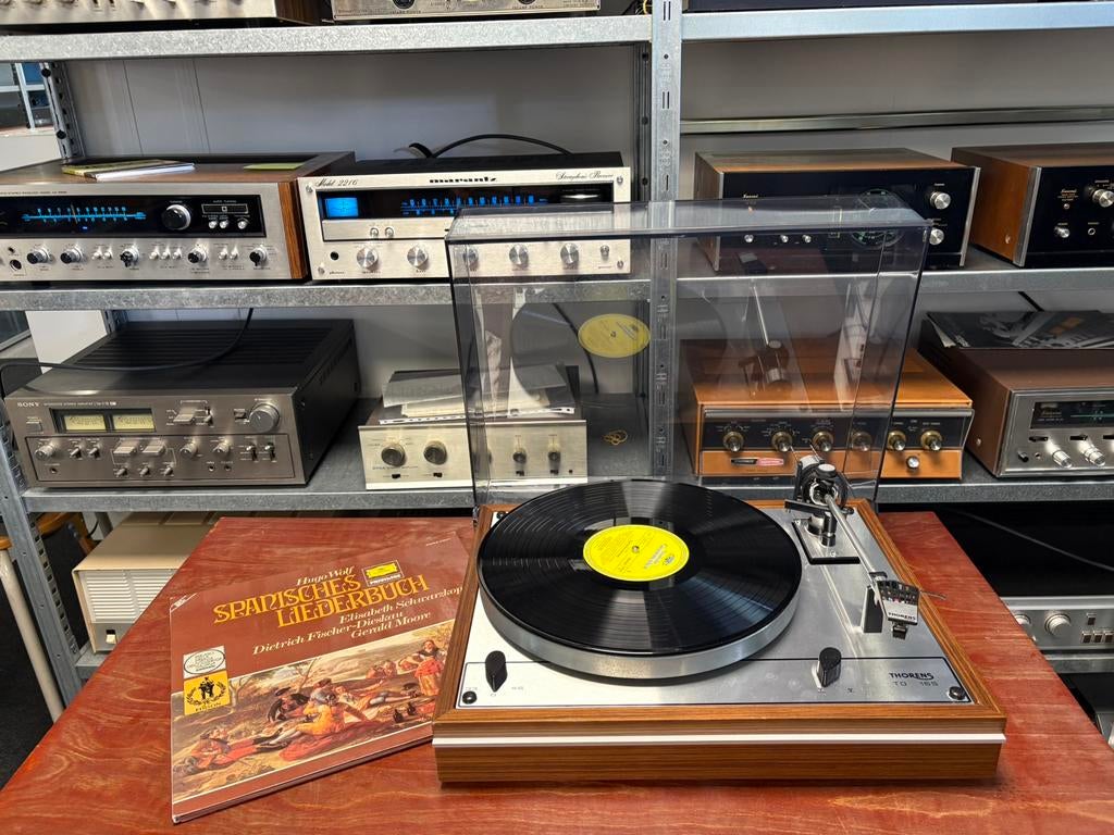 Thorens TD-165 gerestaureerd incl garantie, Ophalen, Refurbished, Platenspeler, Thorens