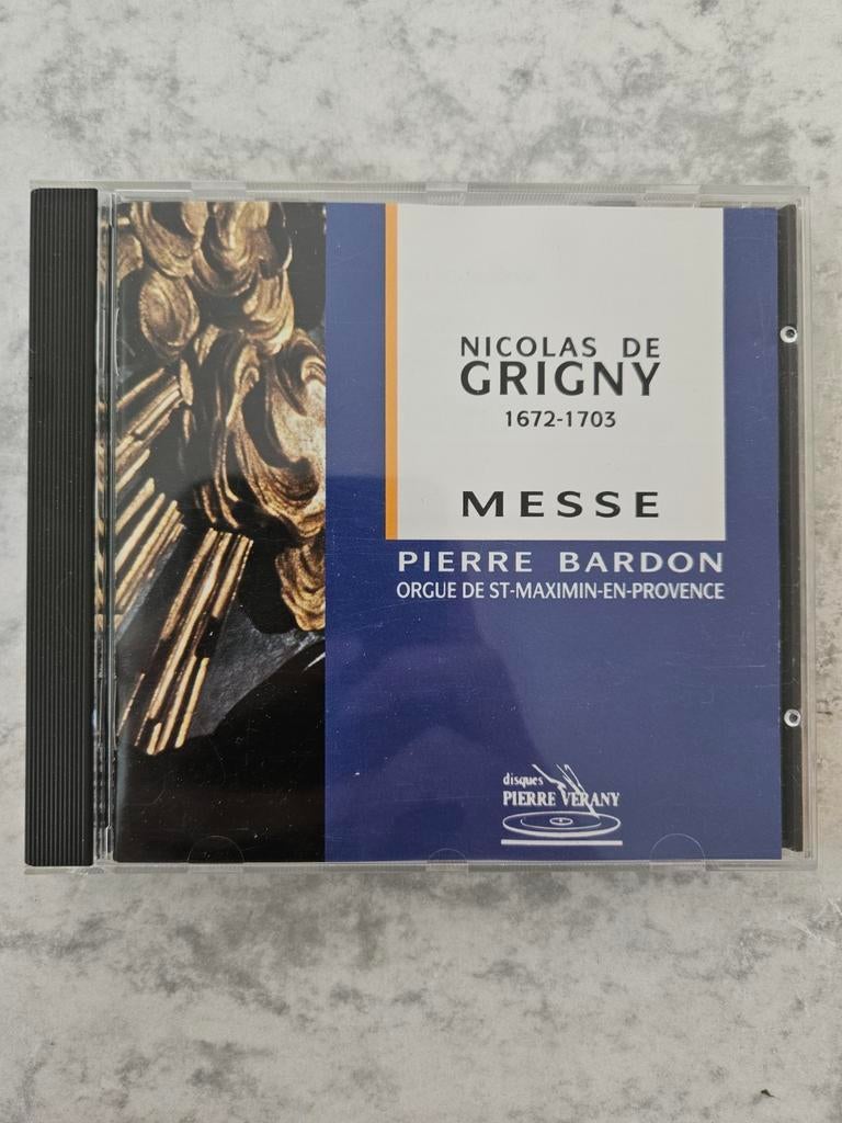 Nicolas de Grigny: Messe – Pierre Bardon (Orgue de St-Maximi, Ophalen of Verzenden, Romantiek, Zo goed als nieuw, Orkest of Ballet