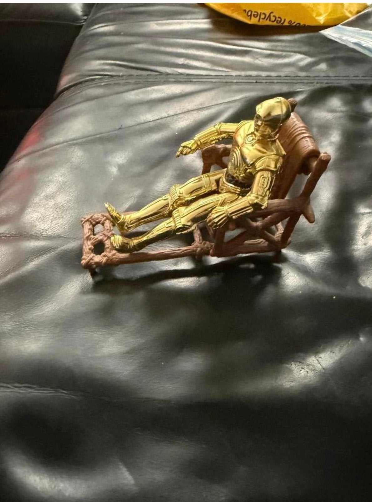 Star wars c-3po met stoel ewoks, Ophalen of Verzenden, Actiefiguurtje