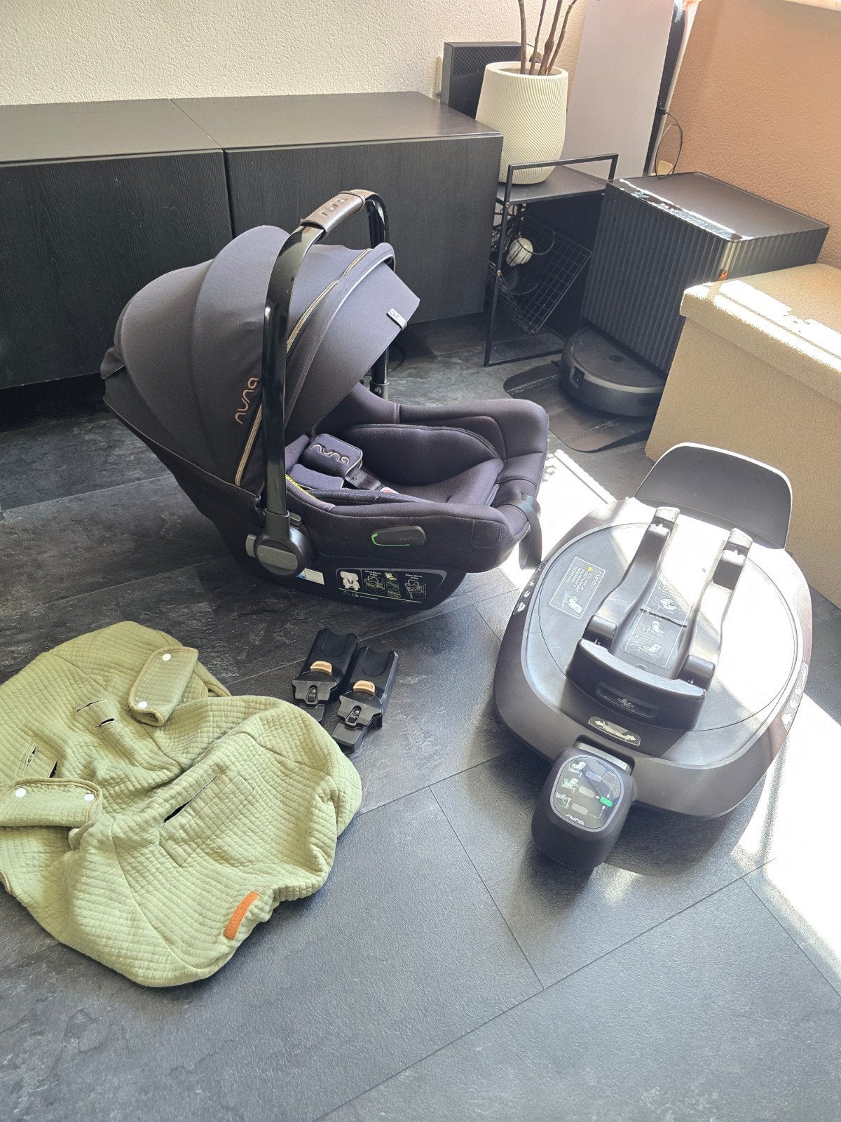 Nuna maxicosi autostoel met isofix base, Ophalen, Gebruikt, Overige merken