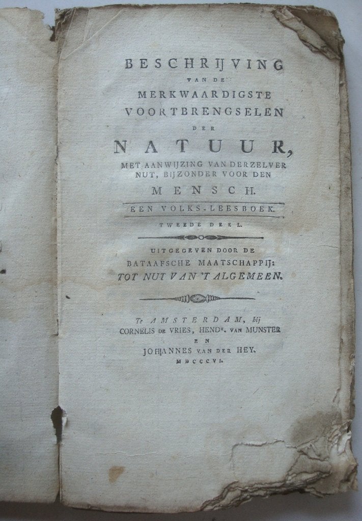 Jacobus Uilkens 1806 Beschrijving van de merkwaardigste voor, Ophalen of Verzenden, Jacobus Uilkens