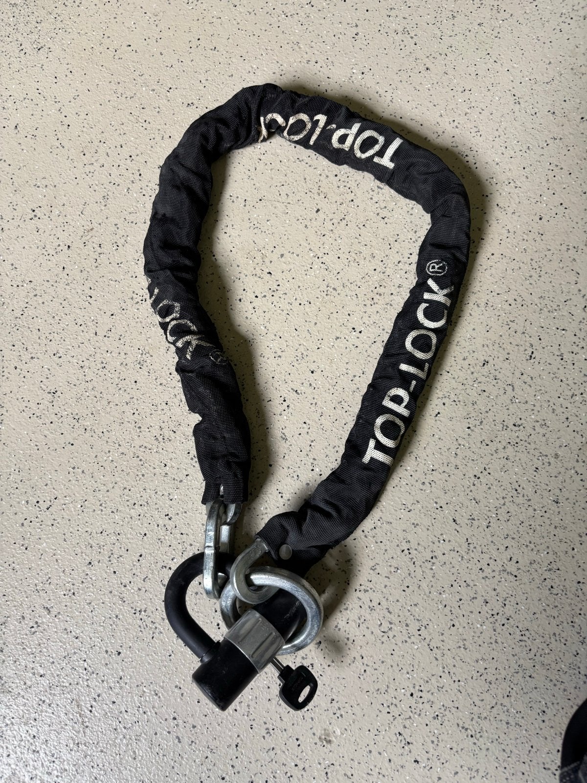 Top-Lock Kettingslot - Veiligheid voor uw fiets, Fietsen en Brommers, Ophalen of Verzenden, Gebruikt, Kettingslot