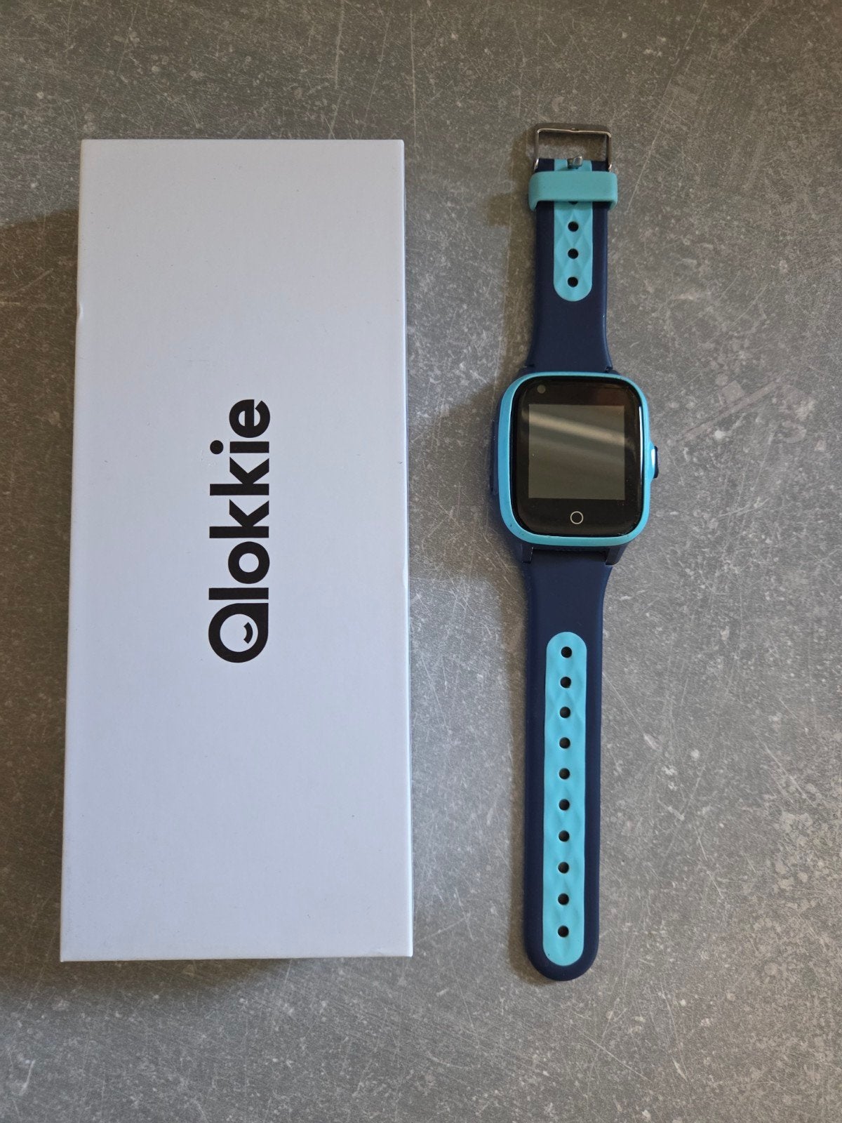 Alokkies smartwatch voor kinderen - Blauw/Turquoise, Ophalen of Verzenden, Gebruikt, Blauw