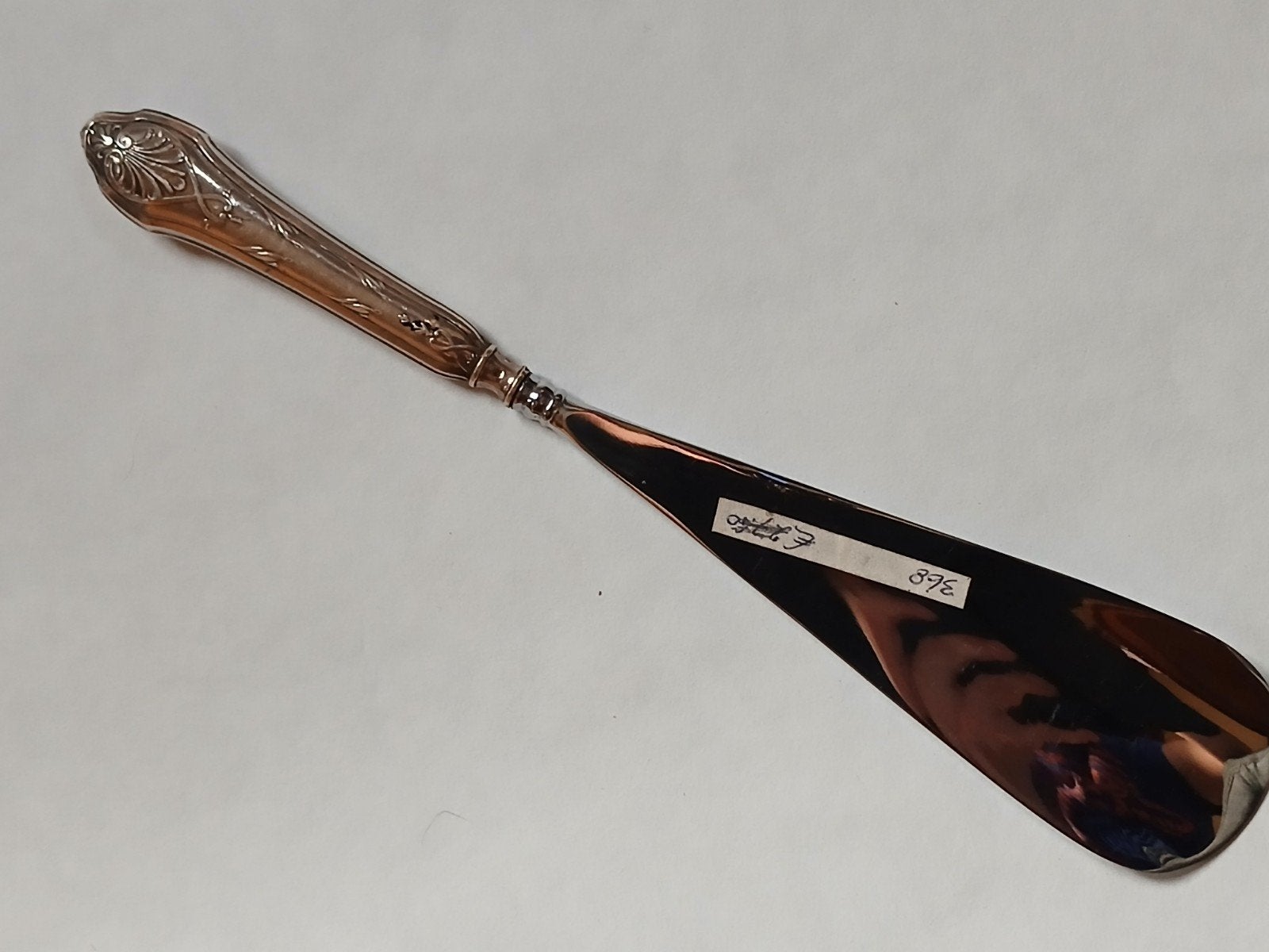 antiek oud zilver schoenlepel engels verzamelzilver heft, Antiek en Kunst, Ophalen, Zilver