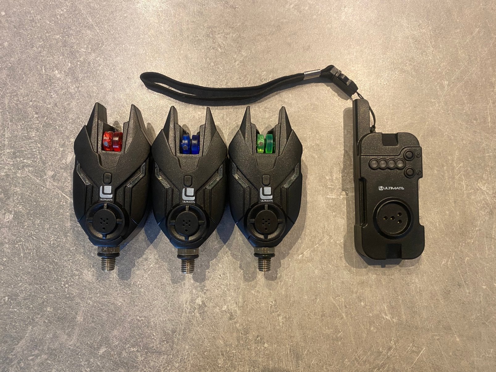 Ultimate E-tension Bite Alarm Beetmelder Set 3+1, Ophalen of Verzenden, Zo goed als nieuw, Overige typen