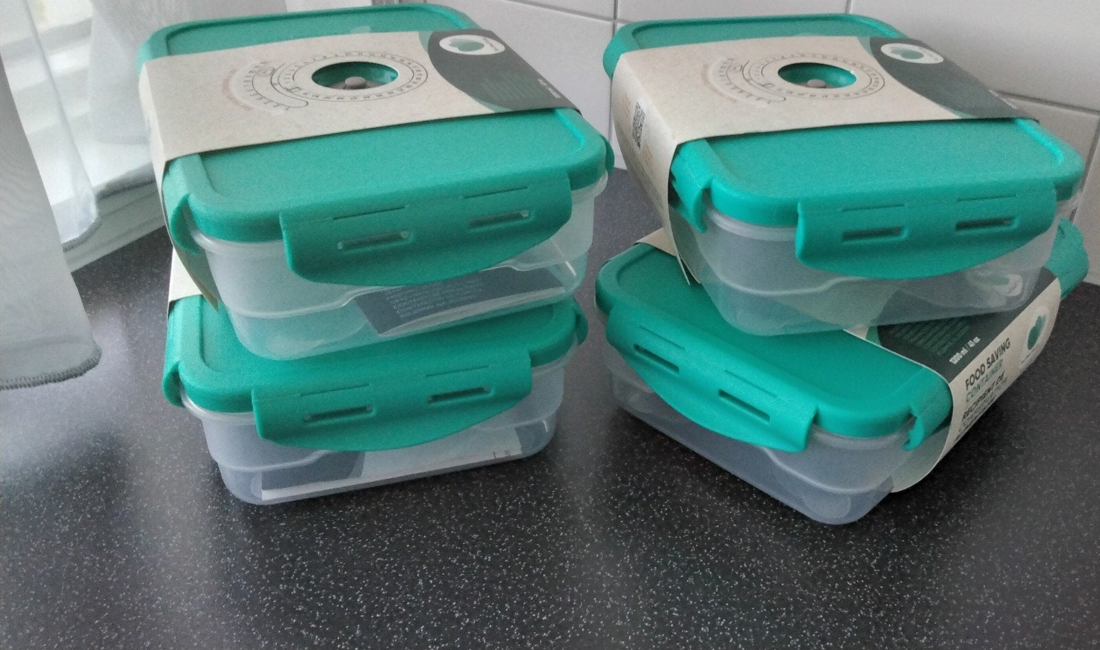 Vershoudbakjes met vacuümpomp / beschikbaar en vaste prijs, Ophalen, Nieuw, Groen, Bak of Kom