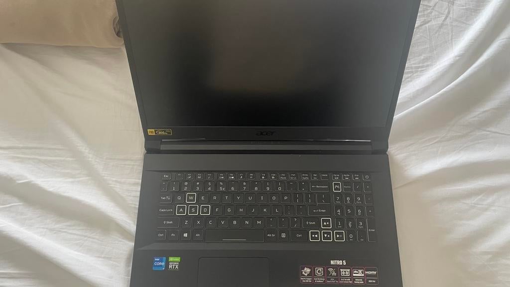 17 inch acer nitro 5 game laptop i7, Met videokaart, 32 GB, Ophalen of Verzenden, Zo goed als nieuw
