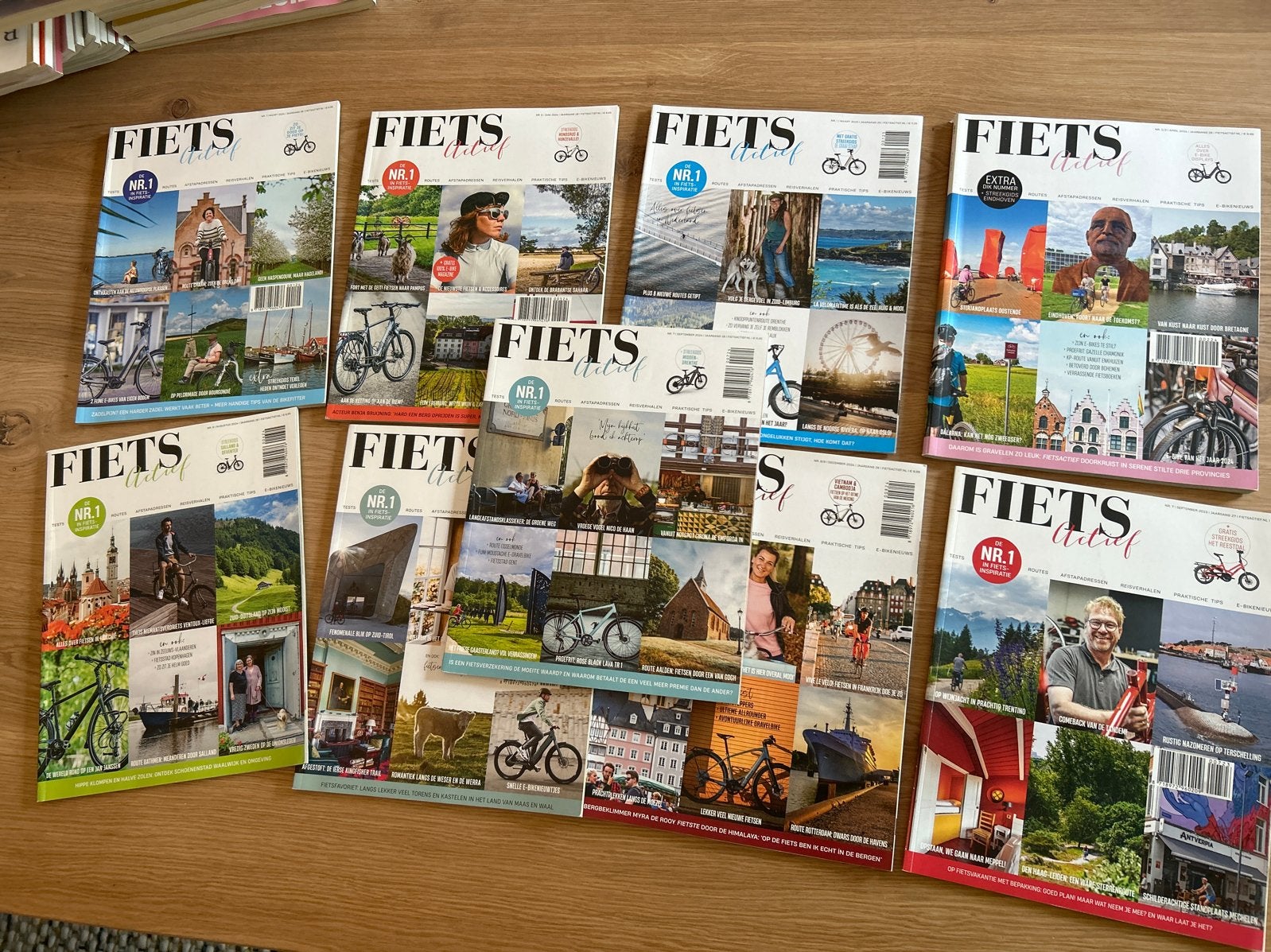 Grote collectie Fiets Actief tijdschriften, Boeken, Tijdschriften en Kranten, Zo goed als nieuw, Overige typen, Ophalen of Verzenden