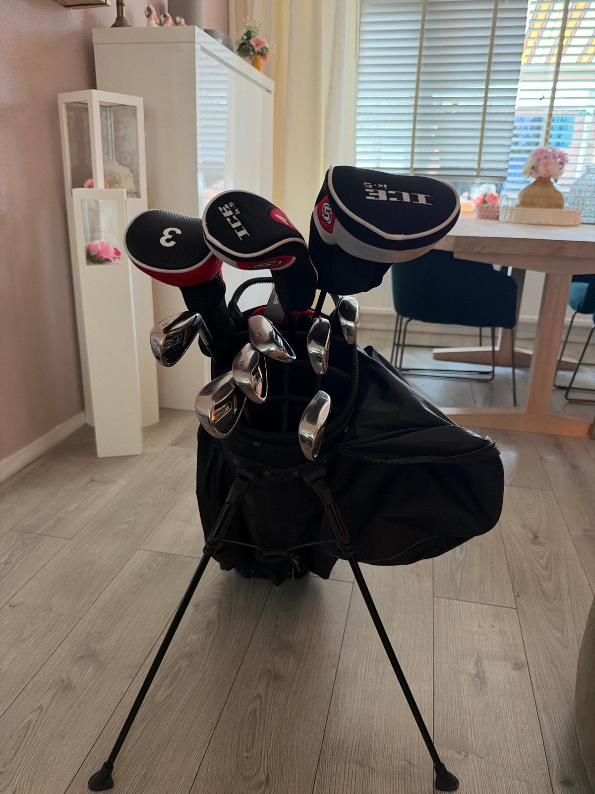 Complete golfset met tas en clubs
