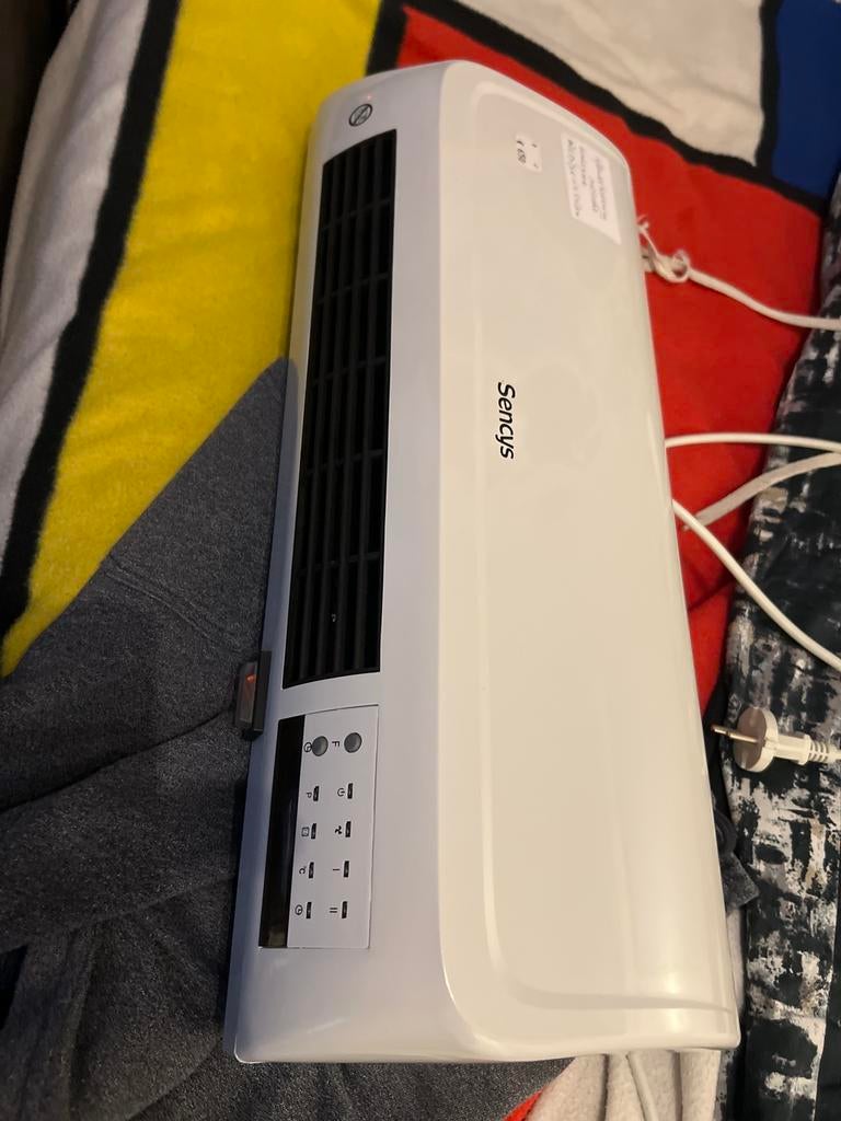 Sencys elektrische kachel ventilatorkachel, Overige soorten, Elektrisch, Ophalen of Verzenden, Zo goed als nieuw