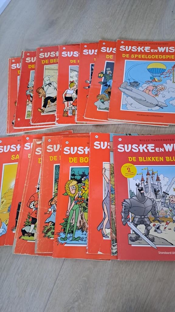 Suske en Wiske stripboeken 15 stuks, Meerdere stripboeken, Ophalen, Gelezen