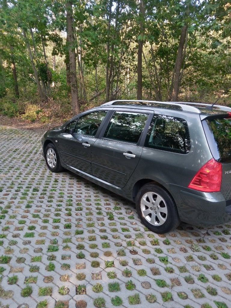 Peugeot 307 1.6 16V XR Break 2008 Grijs, Zwart, 4 cilinders, 715 kg, 7 stoelen