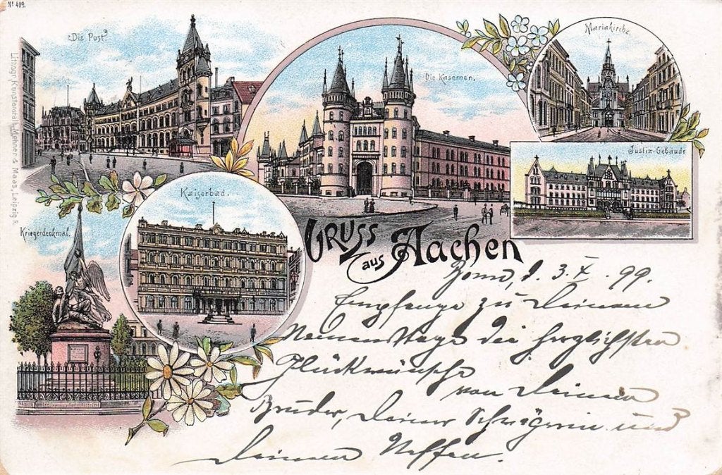 702-164-031 Aachen, Verzenden, Voor 1920, Duitsland