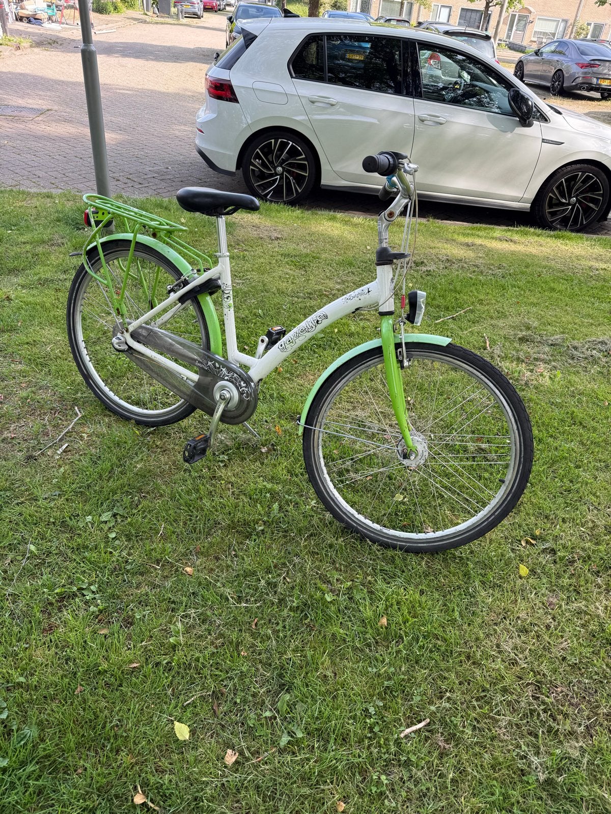 Gazelle kinderfiets 26 inch, Ophalen of Verzenden, Gebruikt, Velgrem, 20 inch of meer