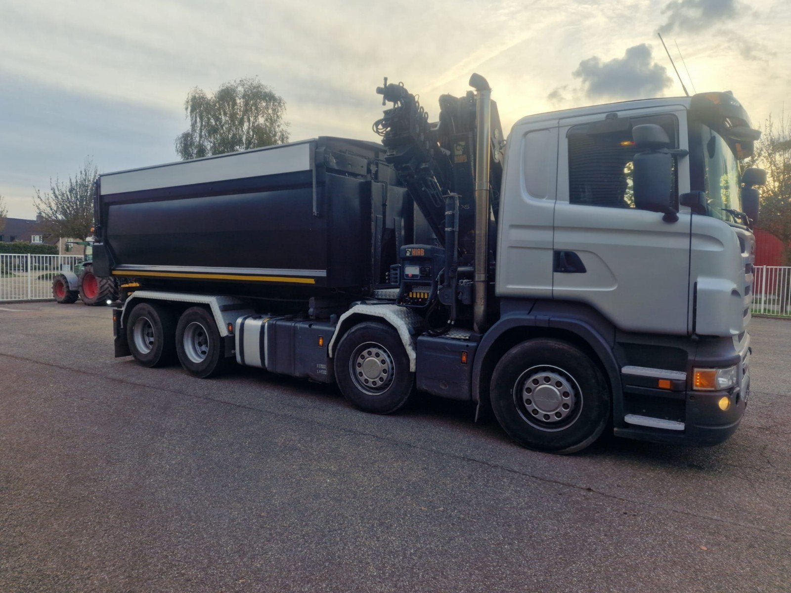Scania R500 V8 8x4 HIAB 245 HiPro, Auto's, Automaat, Euro 5, Scania, Diesel