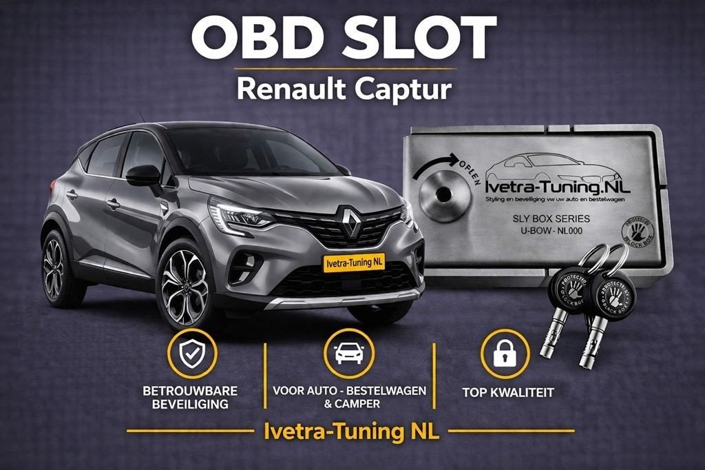 OBD Slot Renault Captur | ODB Lock Renault Captur, Verzenden, Info@ivetra-tuning.nl | www.ivetra-tuning.nl, Ivetra-Tuning NL, Huissen