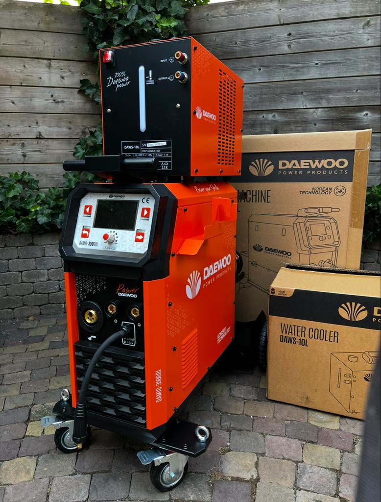 Daewoo Lasapparaat DAWS-350DL met waterkoeler, Ophalen, Nieuw, 250 ampère of meer, Overige typen