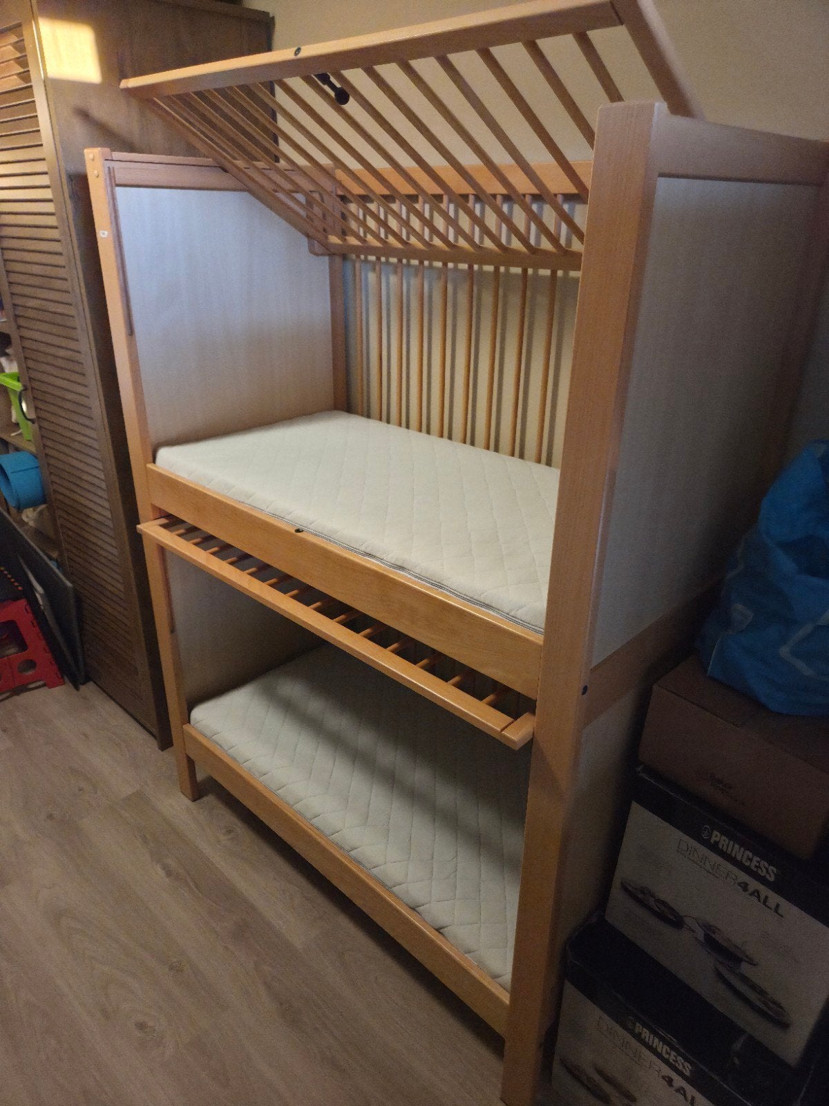 duo ledikant, Ophalen, Gebruikt, Stapelbed