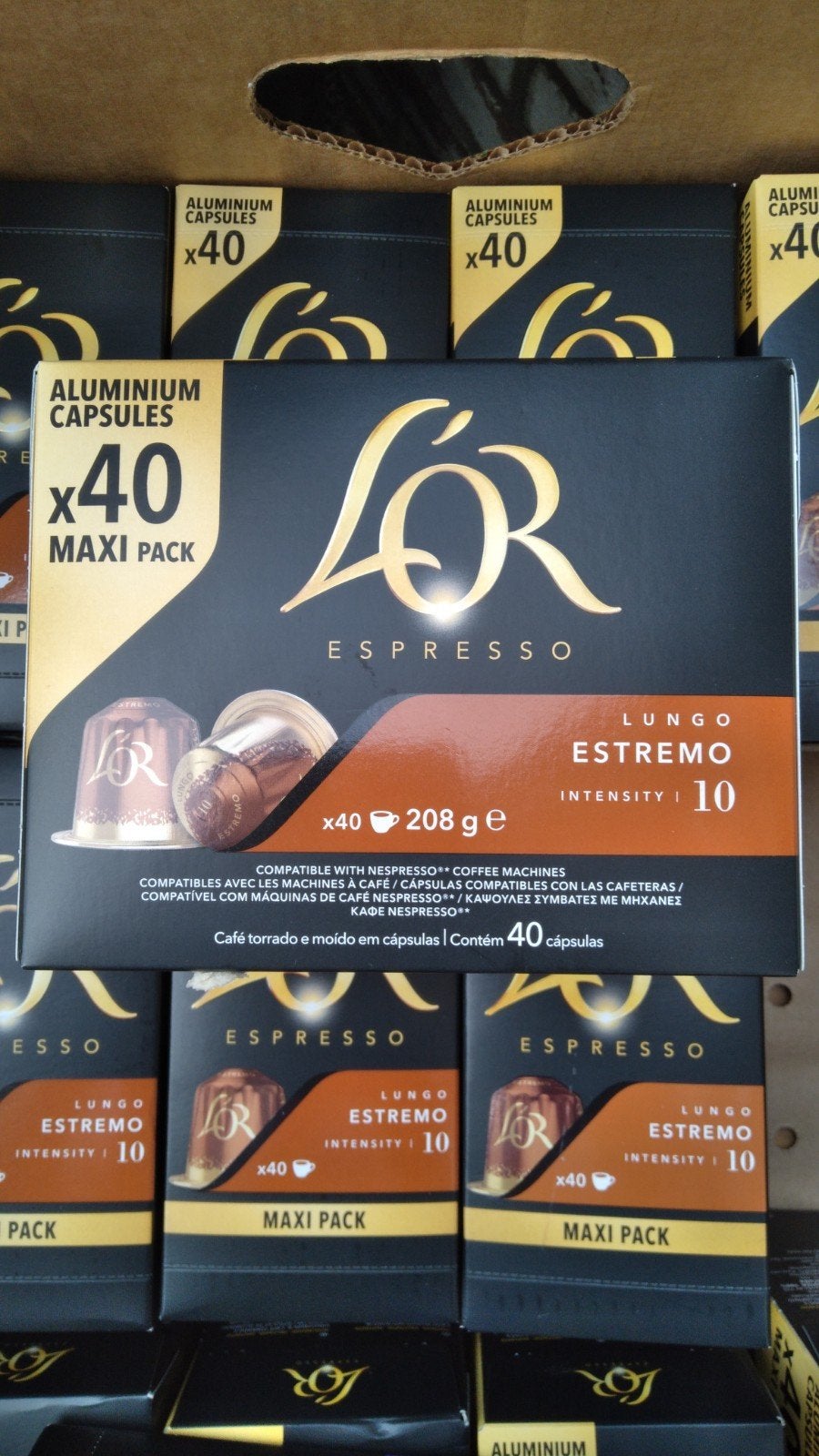 L'OR Espresso Estremo cups, Verzenden