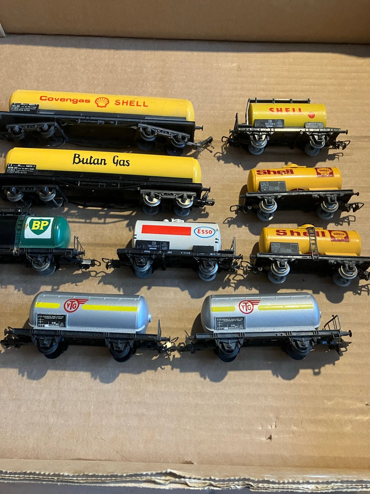 Leuke party tankwagons H0, Overige merken, Gebruikt, Gelijkstroom of Wisselstroom, Wagon