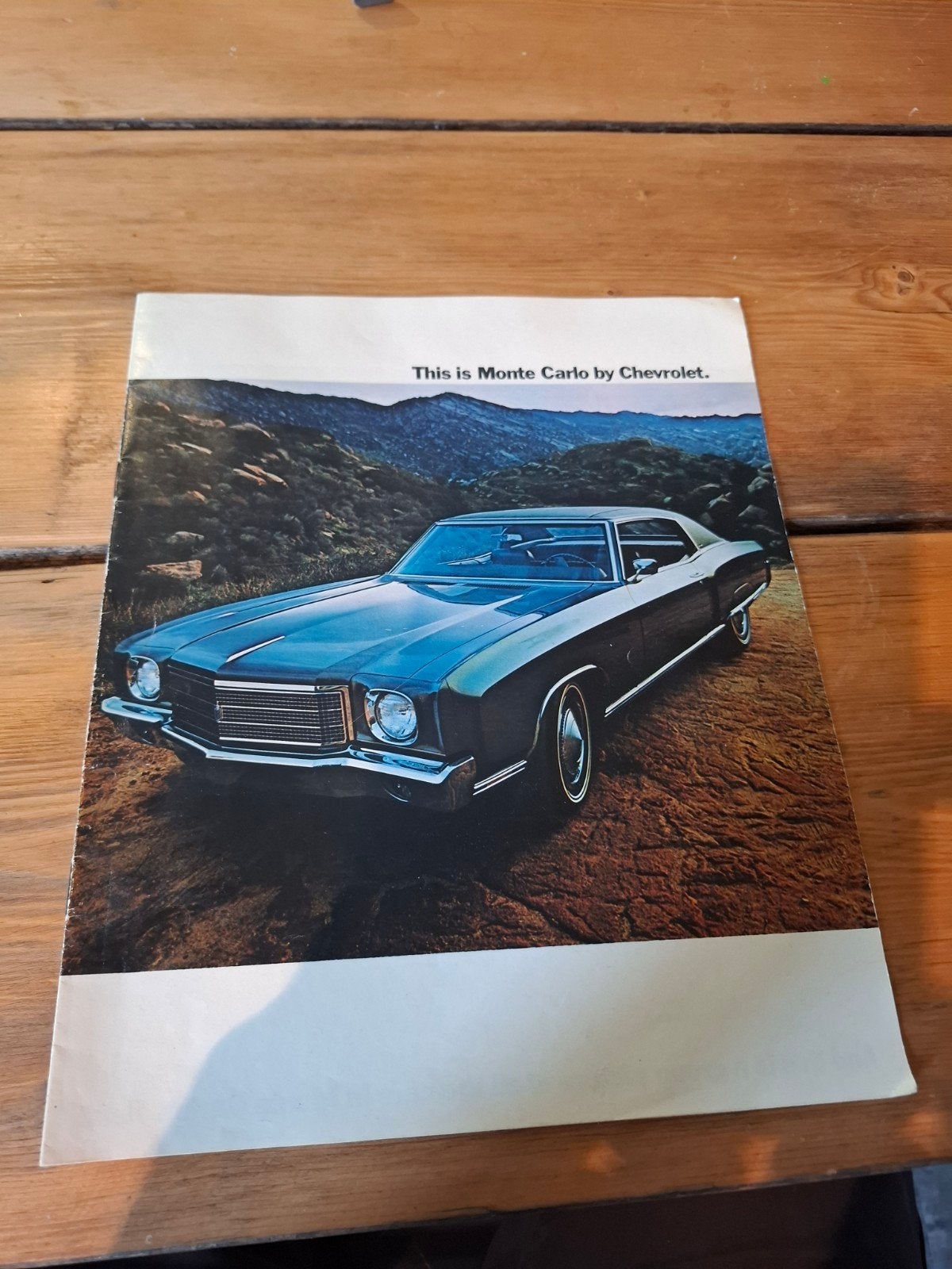Chevrolet Monte Carlo brochure 1970, Ophalen of Verzenden, Zo goed als nieuw, Chevrolet