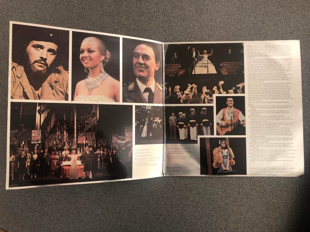 Evita - Original London Cast Recording (LP), Ophalen of Verzenden, 1970 - 1979, Gebruikt, 12 inch