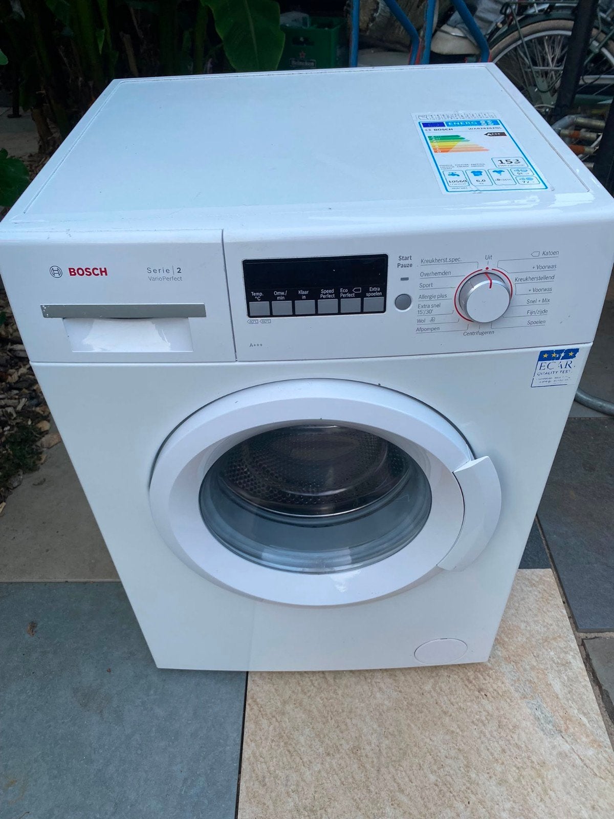 Bosch Wasmachine Serie 2 WAB28262NL A++, Witgoed en Apparatuur, Gebruikt, Ophalen of Verzenden, 85 tot 90 cm, 1200 tot 1600 toeren