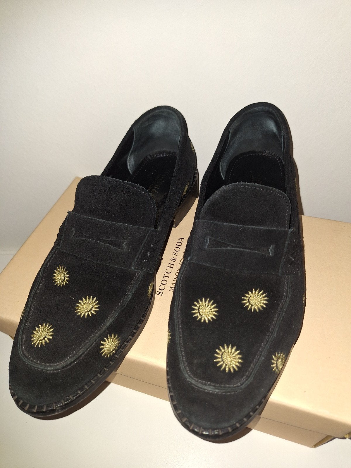 Scotch & Soda instappers suede zwart, maat 39, Scotch & Soda, Ophalen of Verzenden, Gedragen, Instappers