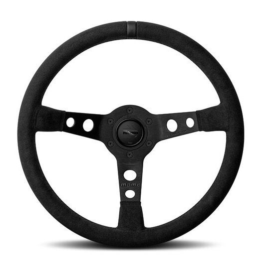 Momo MOD. 07 Black Edition 350mm suede alcantara sportstuur, Ophalen of Verzenden