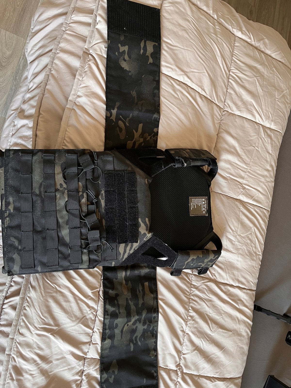 Tactical vest, Ophalen of Verzenden, Zo goed als nieuw, Blauw, W32 (confectie 46) of kleiner