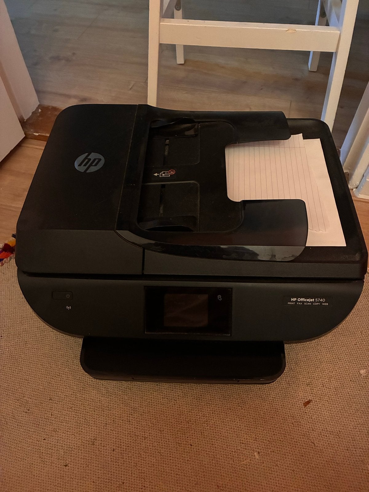 HP OfficeJet 5740 All-in-One Printer - Zo goed als nieuw, Inkjetprinter, All-in-one, Kleur printen, Ophalen of Verzenden
