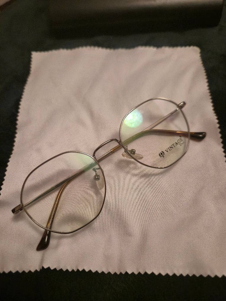 Foto 19 van Round, vintage-style metal glasses