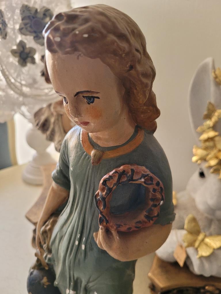 Antiek groot St Janneke beeld Jezus beeld, Ophalen of Verzenden