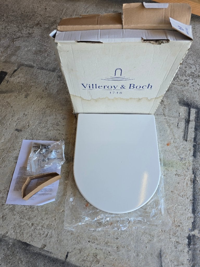 WC Bril Villeroy & Boch Alpine Wit, Ophalen, Nieuw, Toilet