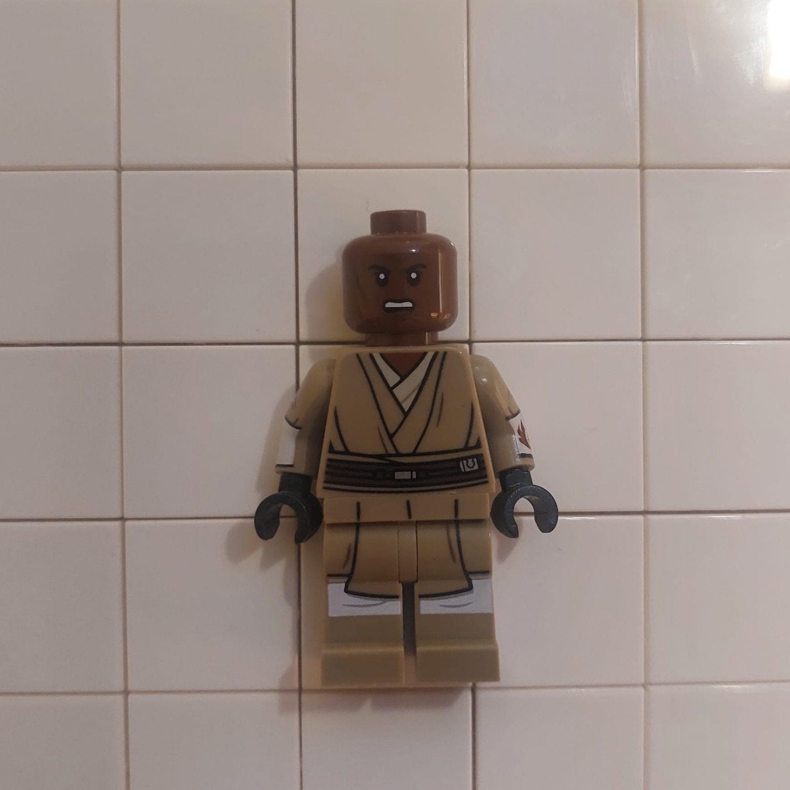 LEGO Star Wars Minifig - Mace Windu - sw1205, Ophalen of Verzenden, Zo goed als nieuw