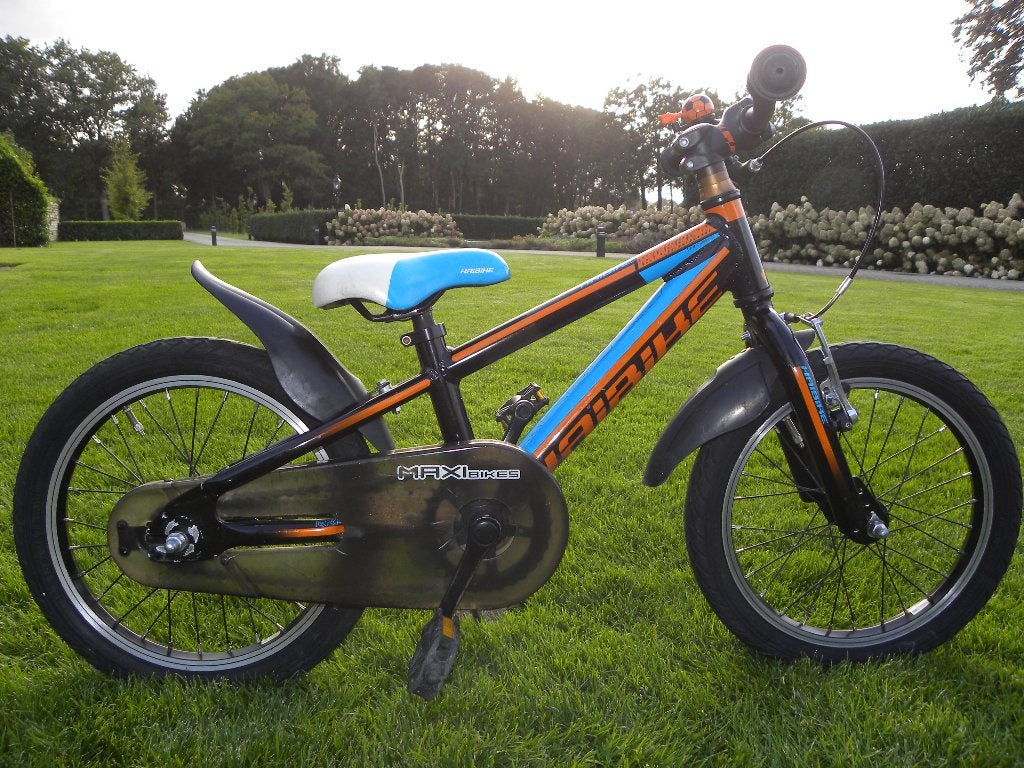 mooie 16'' haibike kinderfiets, Ophalen, Gebruikt, Terugtraprem, 16 tot 20 inch