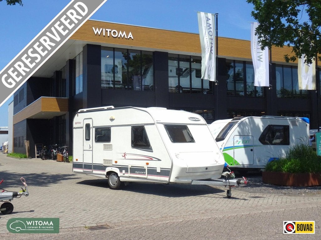 Beyerland Sprinter 440 Mover+airco+tent+luifel, Caravans en Kamperen, Caravans, Bedrijf, Treinzit, Overige typen, Beyerland