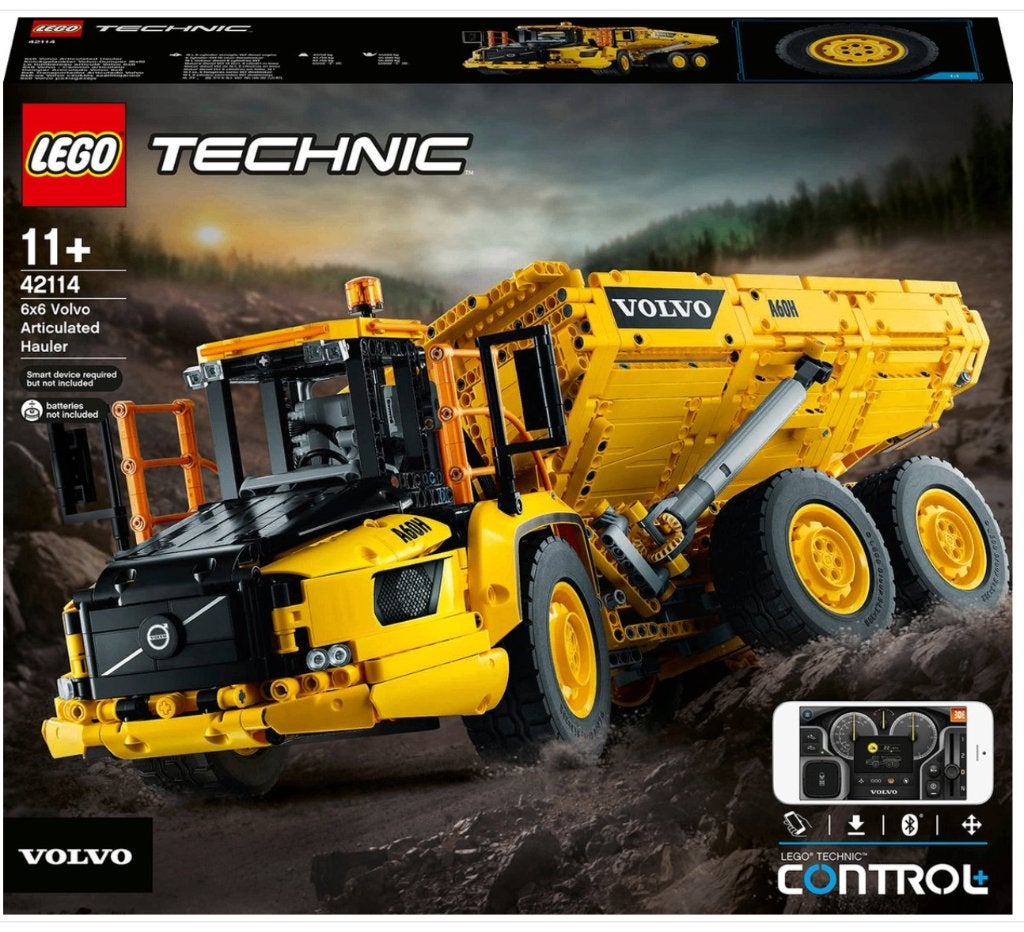 Lego LEGO Technic 42114 Volvo 6x6 Dumper Control+, Lego, Ophalen of Verzenden, Zo goed als nieuw, Complete set